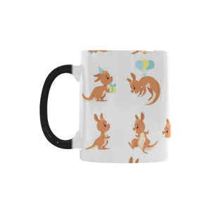 Cute Kangaroo pattern Morphing Mug Heat Changing Mug