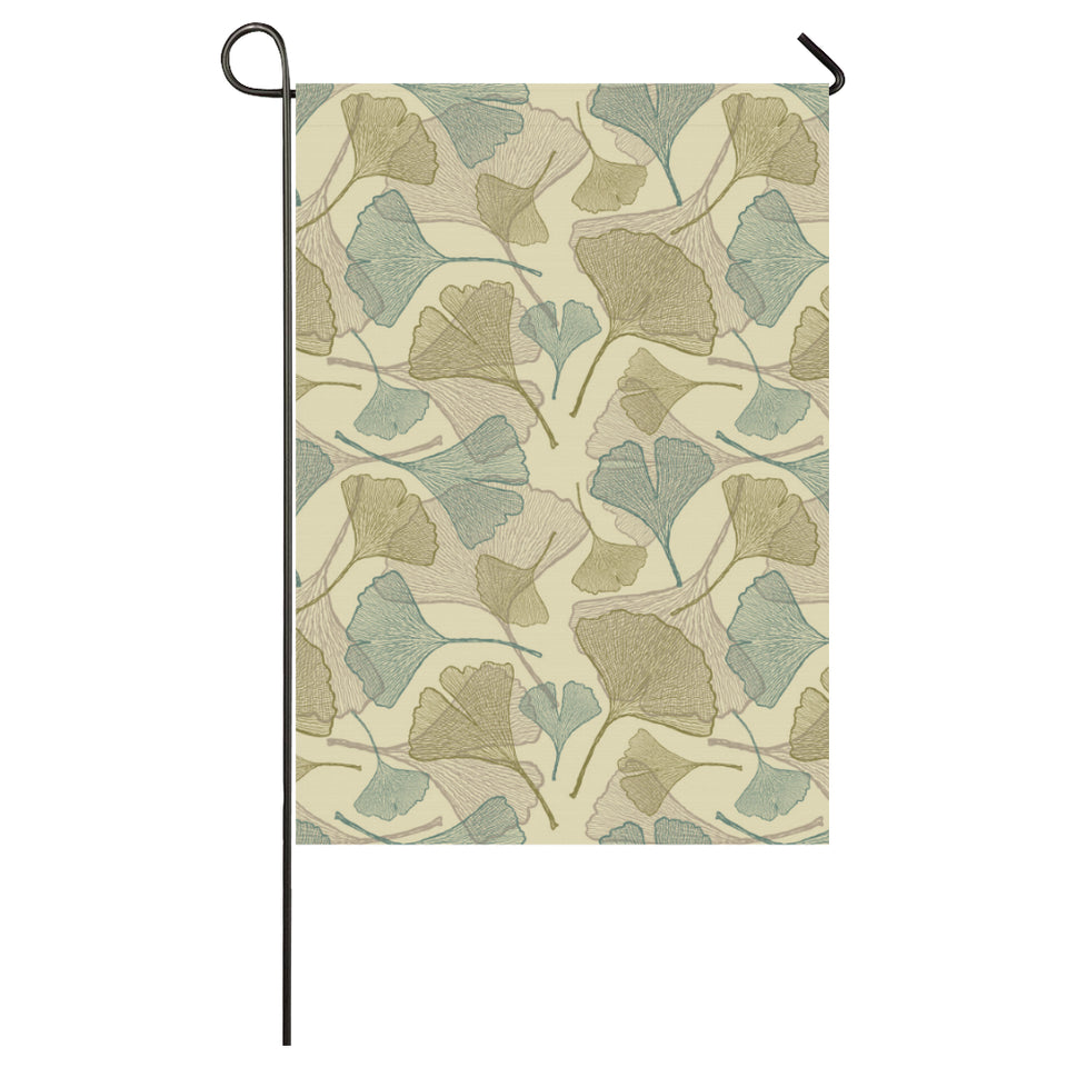 Ginkgo leaves design pattern House Flag Garden Flag