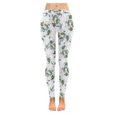 Peacock feather pattern Women's Legging Fulfilled In US