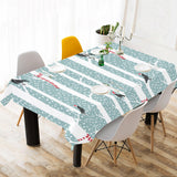 Crows christmas hat scarf Tablecloth