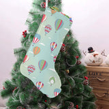 Hot Air Balloon design Pattern Christmas Stocking