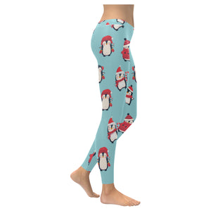 Cute penguin christmas  design pattern Women's Legging Fulfilled In US