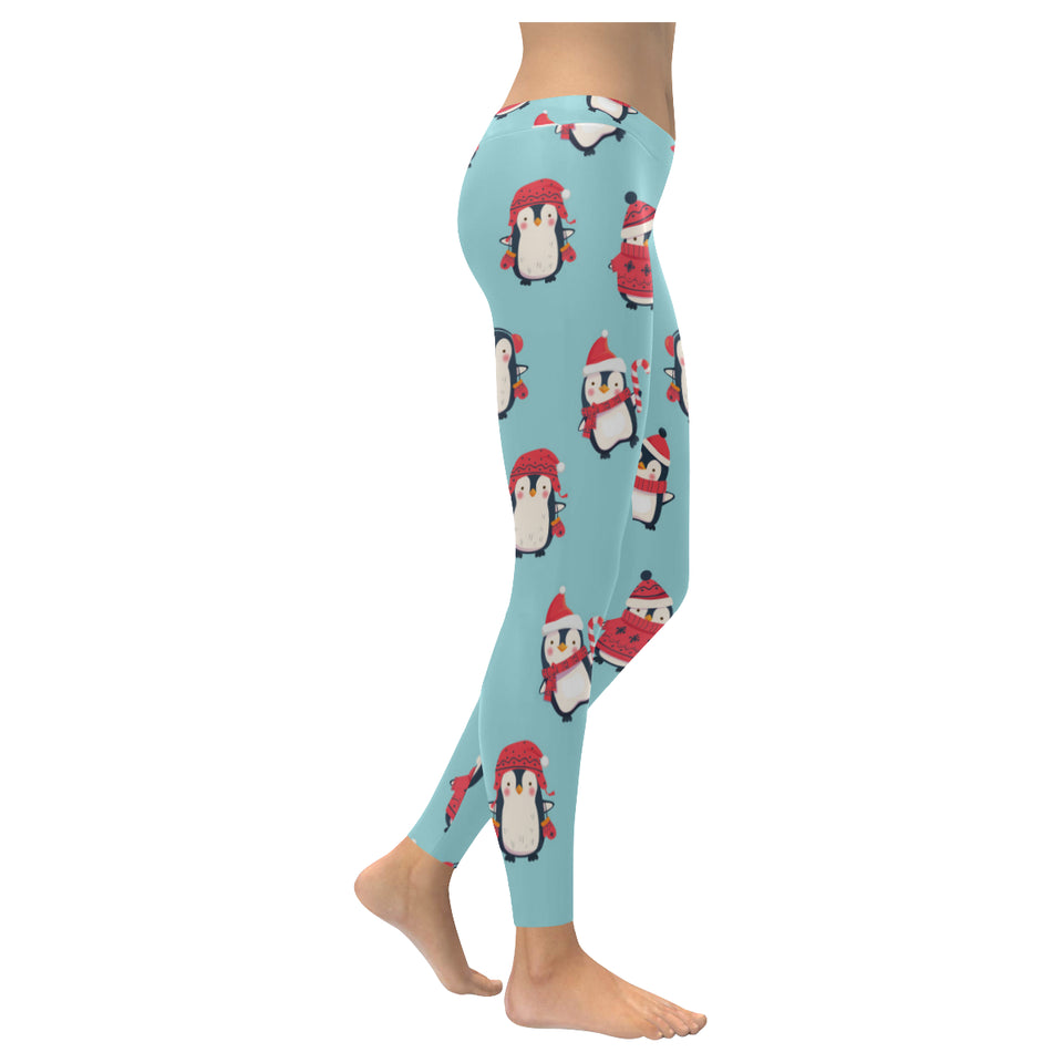 Cute penguin christmas  design pattern Women's Legging Fulfilled In US