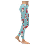 Cute penguin christmas  design pattern Women's Legging Fulfilled In US