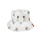 windmill design pattern Unisex Bucket Hat