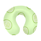 Cucumber pattern U-Shaped Travel Neck Pillow