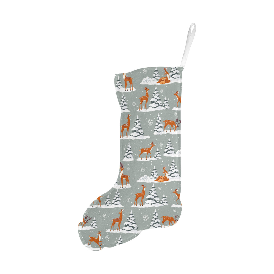 Beautiful deers Winter Christmas Christmas Stocking