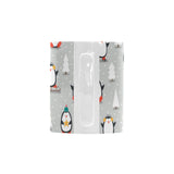 Cute Penguin christmas pattern Classical White Mug (Fulfilled In US)