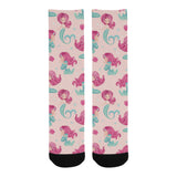 Cute little mermaid pattern Crew Socks