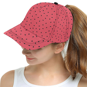 watermelon texture background All Over Print Snapback Cap