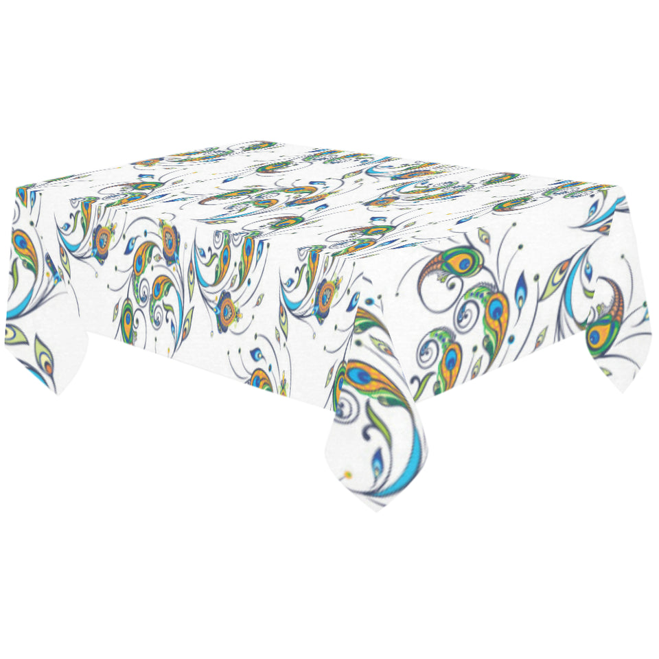 Peacock feather pattern Tablecloth