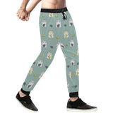 Cute hamster cheese pattern Unisex Casual Sweatpants
