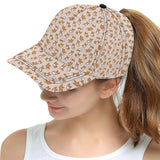 Cute Corgis Pattern pink background All Over Print Snapback Cap