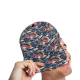 Blue red dragon cloud pattern All Over Print Snapback Cap