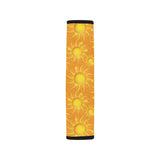 Sun orange background Car Seat Belt Cover
