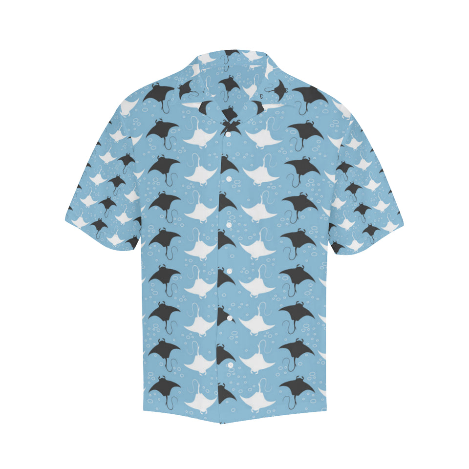 Stingray Pattern Print Design 03 Men's All Over Print Hawaiian Shirt (Model T58)