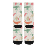 Cute whale pattern Crew Socks