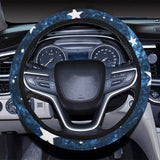 Night sky star pattern Car Steering Wheel Cover