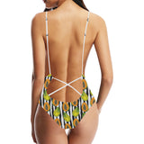 papaya design pattern Women's One-Piece Swimsuit