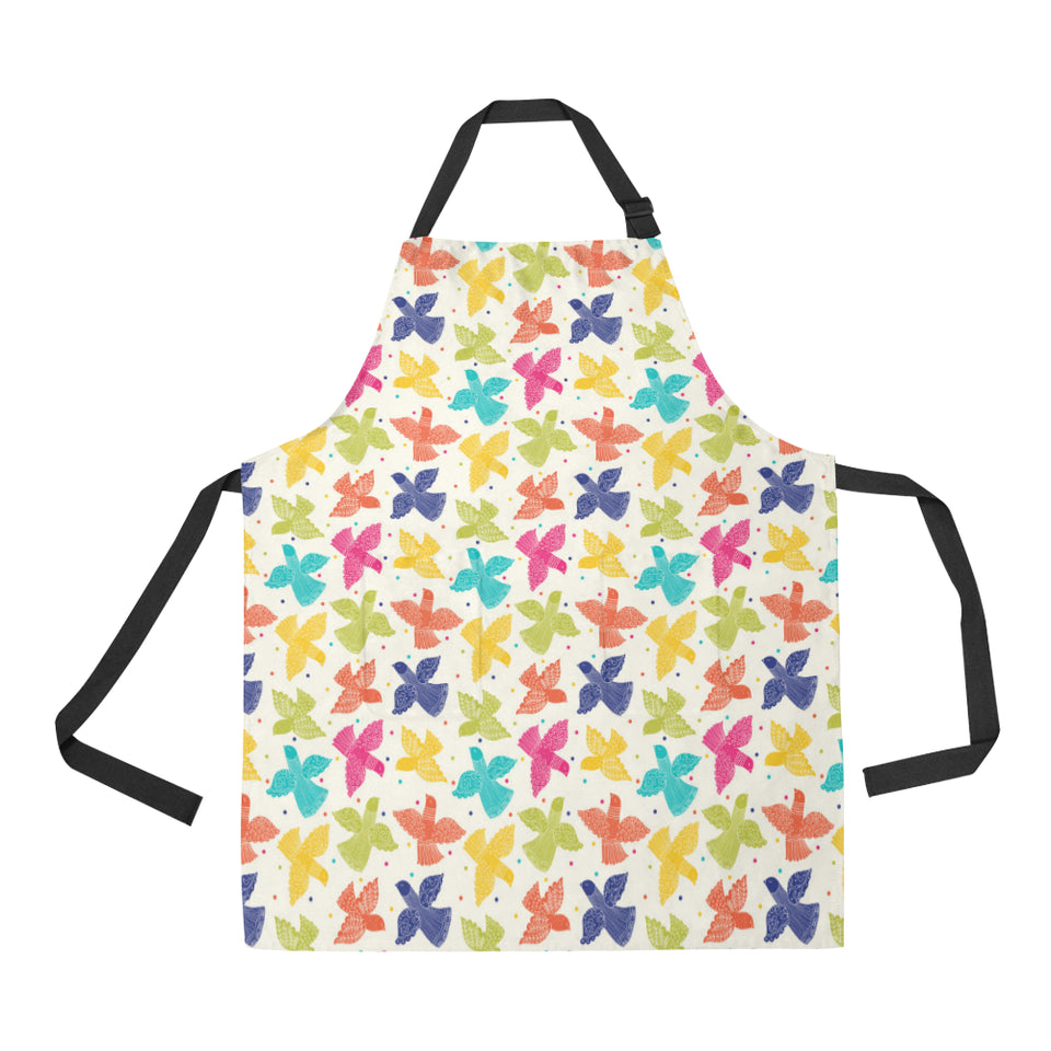 Pigeon Pattern Print Design 01 All Over Print Adjustable Apron