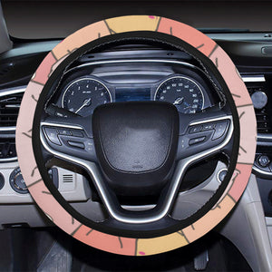 Pig Pattern Print Design 04 Car Steering Wheel Cover