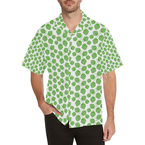 Hop pattern background Men's All Over Print Hawaiian Shirt