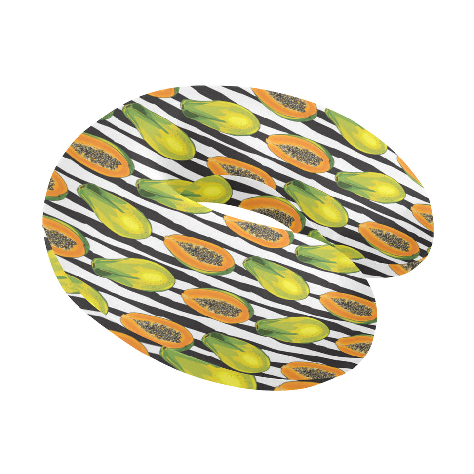 papaya design pattern U-Shaped Travel Neck Pillow