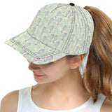 Seahorse shell pattern All Over Print Snapback Cap