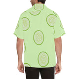 Cucumber pattern Men's All Over Print Hawaiian Shirt