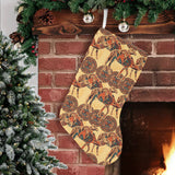Camel polynesian tribal design pattern Christmas Stocking