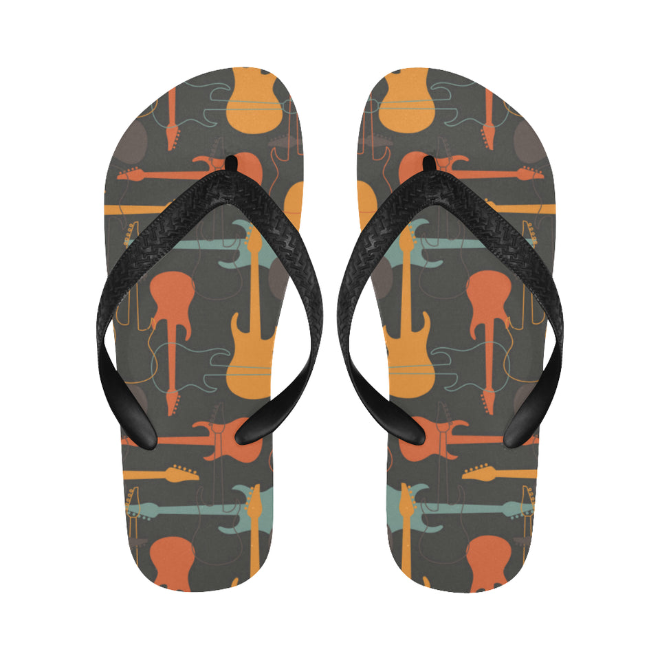 electric guitars pattern Unisex Flip Flops
