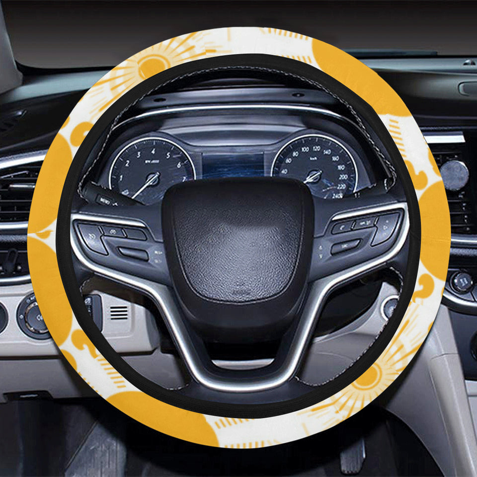Sun design pattern Car Steering Wheel Cover