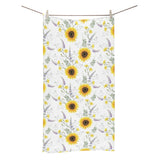 beautiful sunflowers pattern Bath Towel