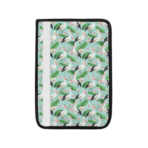 Pelican Pattern Print Design 01 Car Seat Belt Cover