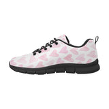 Watercolor pink heart pattern Women's Sneaker Shoes