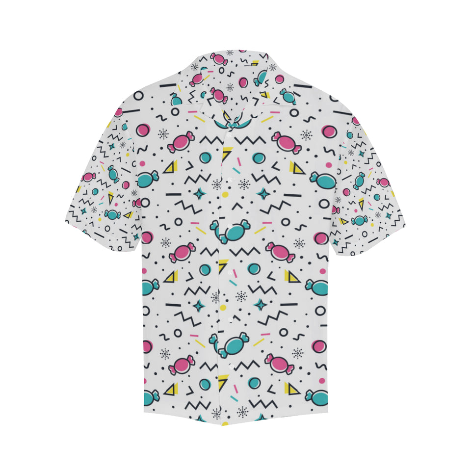 Candy design pattern Men's All Over Print Hawaiian Shirt