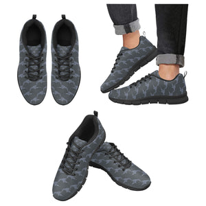 Swordfish Pattern Print Design 03 Men's Breathable Sneakers ( Model 055)