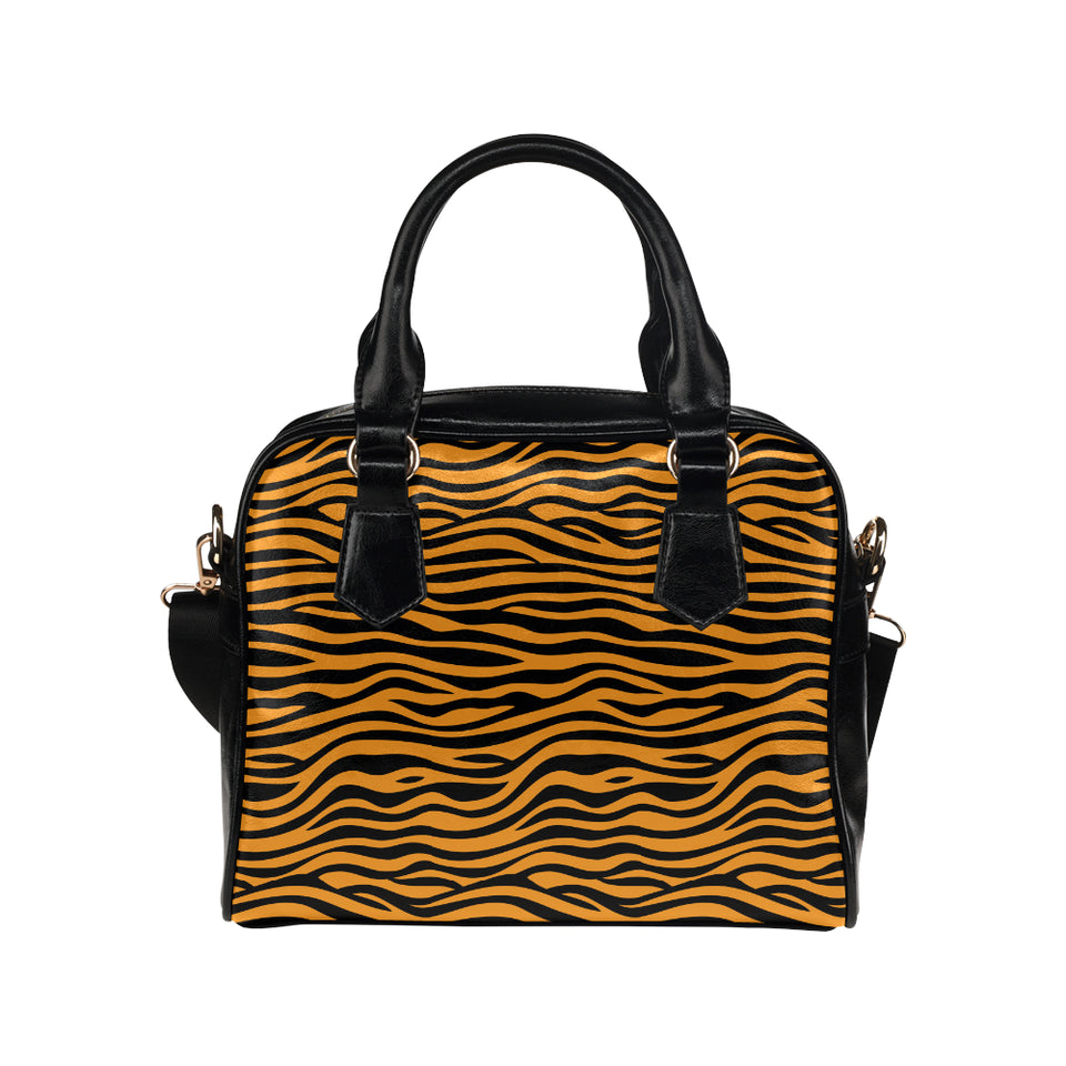 Bengal tigers skin print pattern background Shoulder Handbag