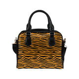 Bengal tigers skin print pattern background Shoulder Handbag