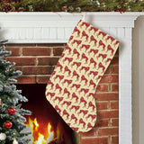 Greyhound Pattern Print Design 04 Christmas Stocking