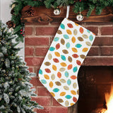 Colorful american football ball pattern Christmas Stocking