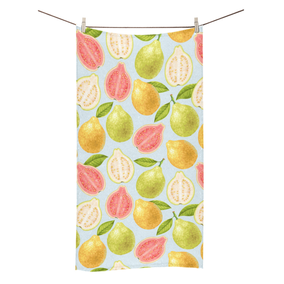 Guava design pattern Bath Towel