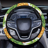 Pineapples design pattern Car Steering Wheel Cover