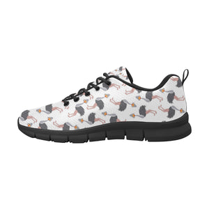 Ostrich Pattern Print Design 02 Men's Breathable Sneakers ( Model 055)