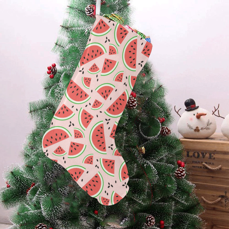 Watermelon pattern Christmas Stocking