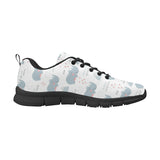 cute rhino heart pattern Women's Sneaker Shoes