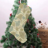 Ginkgo leaves design pattern Christmas Stocking