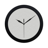arabic white pattern Elegant Black Wall Clock