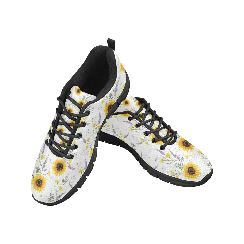 beautiful sunflowers pattern Women's Sneaker Shoes