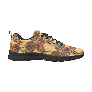 Camel polynesian tribal design pattern Men's Sneaker Shoes